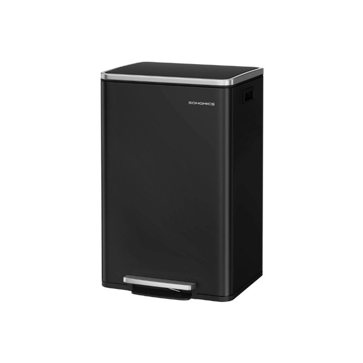 13-Gallon Waste Bin with Quiet-Close Lid &ndash; Stylish Kitchen Trash Can with Odor Control and Smooth Operation
