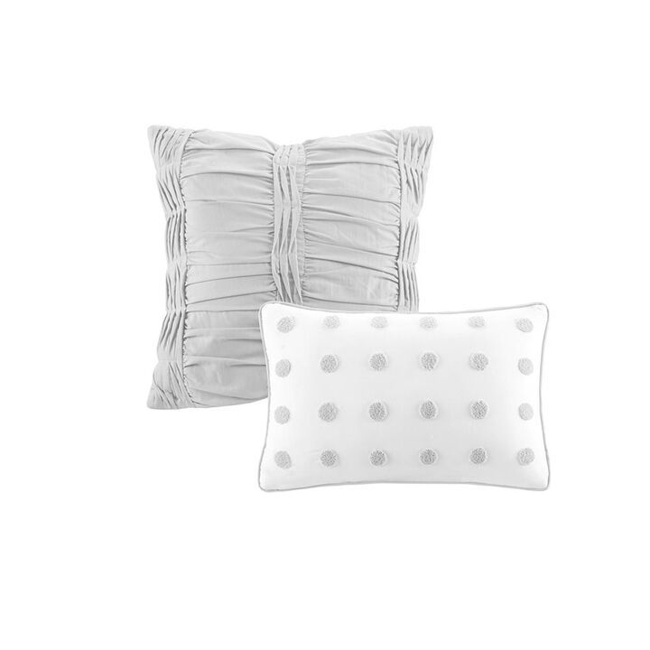 Belen Kox Brooklyn Dot Grey Comforter Set, Belen Kox
