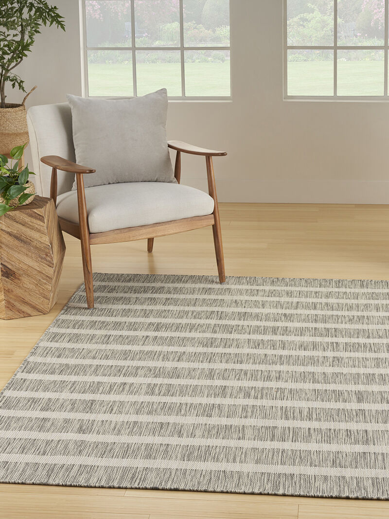 Positano POS03 Gray/Ivory 6' x 9' Rug