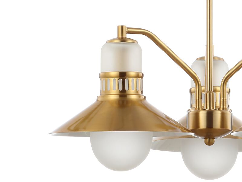 Colin Adjustable Iron/Glass Retro Hurricane LED Pendant image number 6