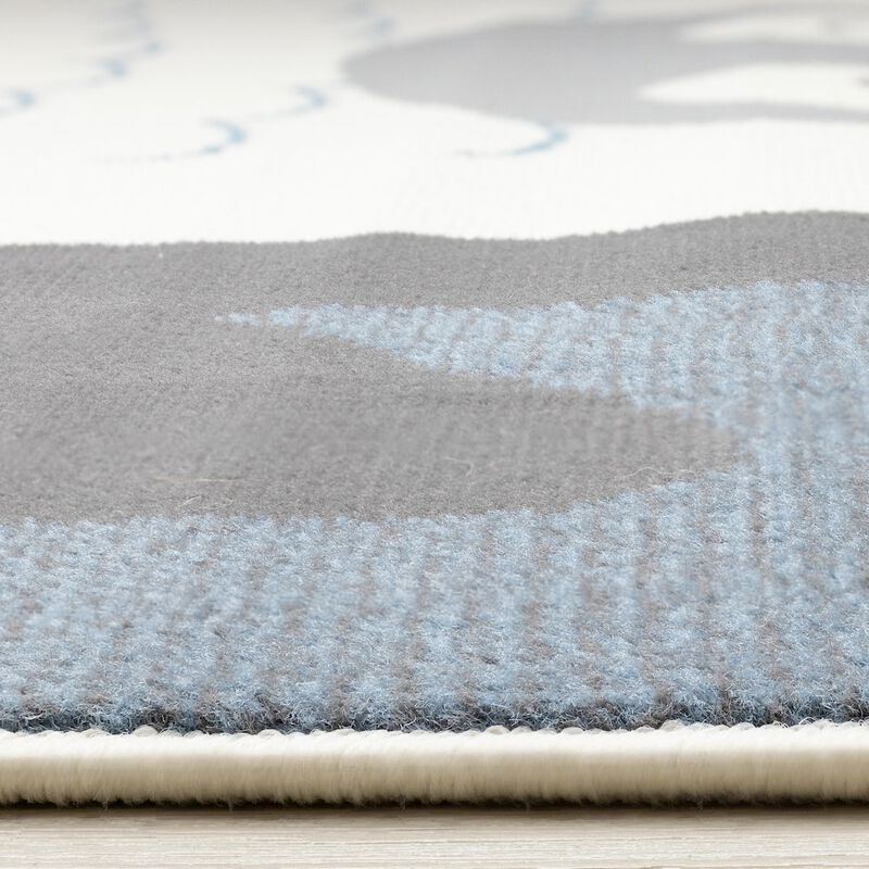 Novelle Home Functional Kids Baby Penguin Area Rug, 3'11 x 5'7 image number 6