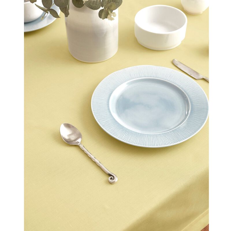 Solino Home 75% Cotton X 25% Linen Tablecloth | Dru - Cotton Linen Plain