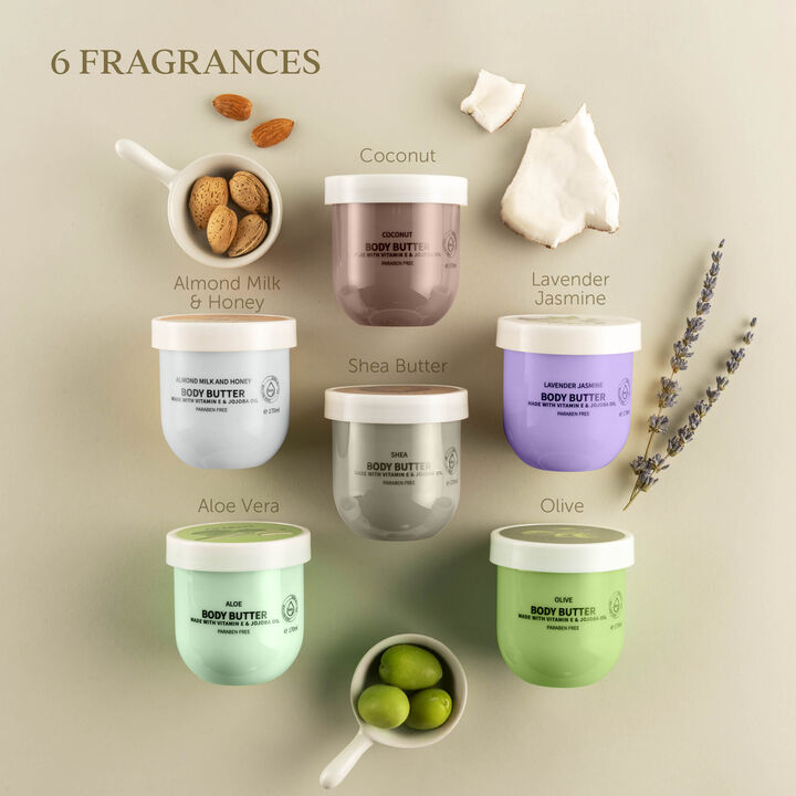 Lovery Whipped Body Butter Scented Body Lotion Set - 36 Ounces with Shea Butter