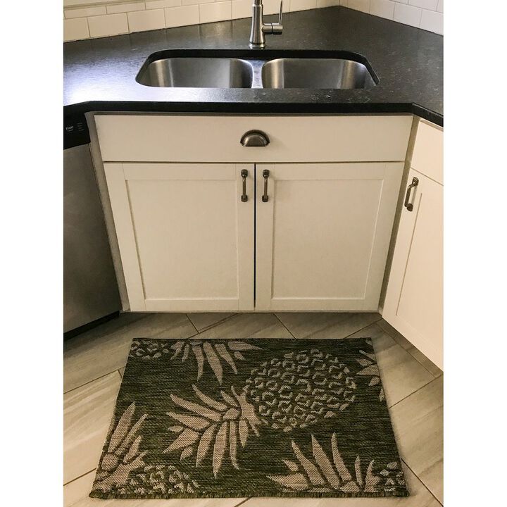 LR Home Catalina Durable Performance Area Rug Outdoor