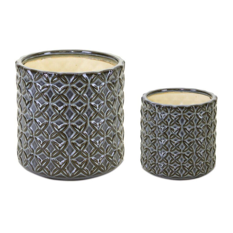 Decorative Pot (Set of 2) &ndash; Elegant Plant Pots for Home and Garden Decor