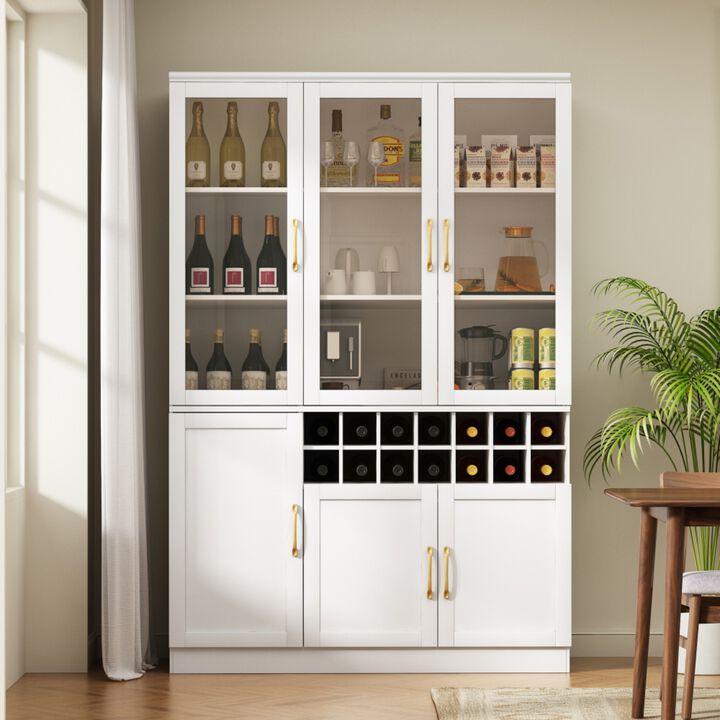 Fedcud Tall Wine Bar Cabinet