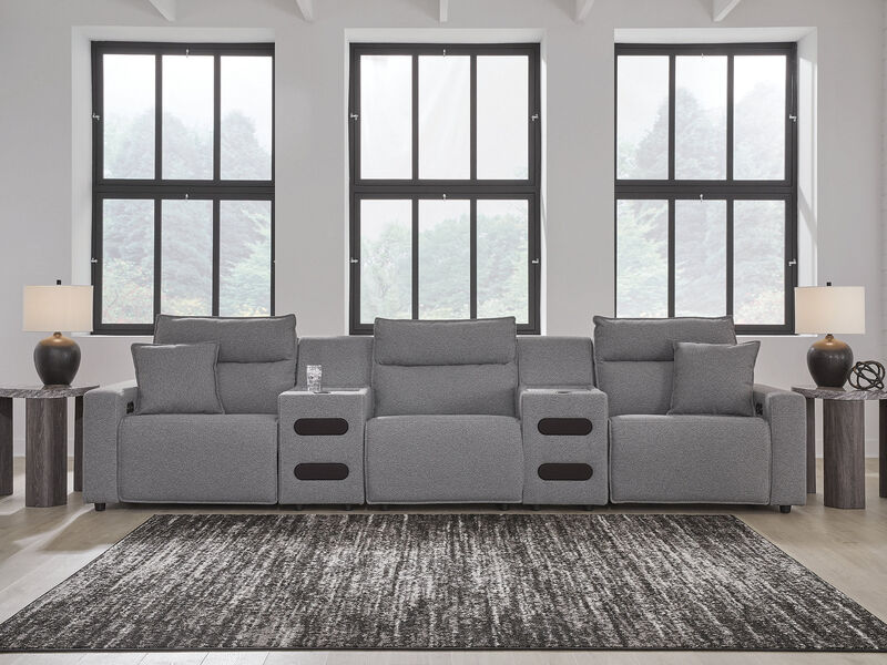 ModMax II 5-Piece Power Reclining Sectional with Audio Consoles image number 1