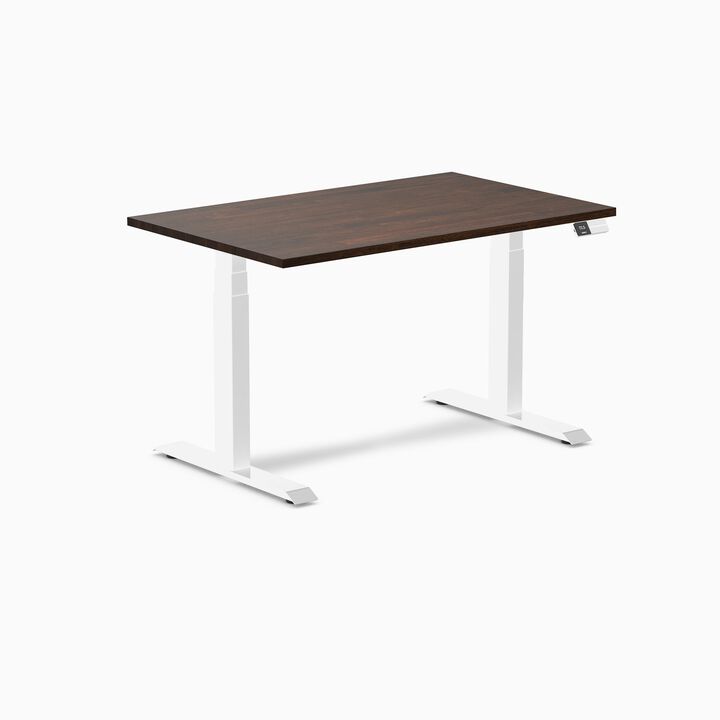 Desky Dual Rubberwood Sit Stand Desk
