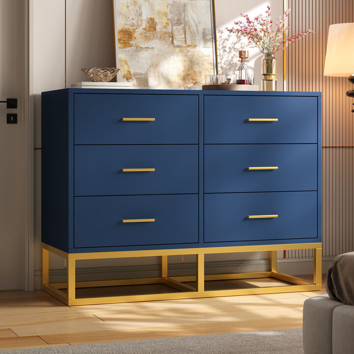 Gwumup Modern 6 Drawer Dresser