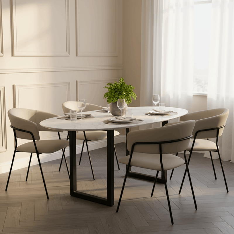 Slate Gray Armchair (Set of 2) image number 1
