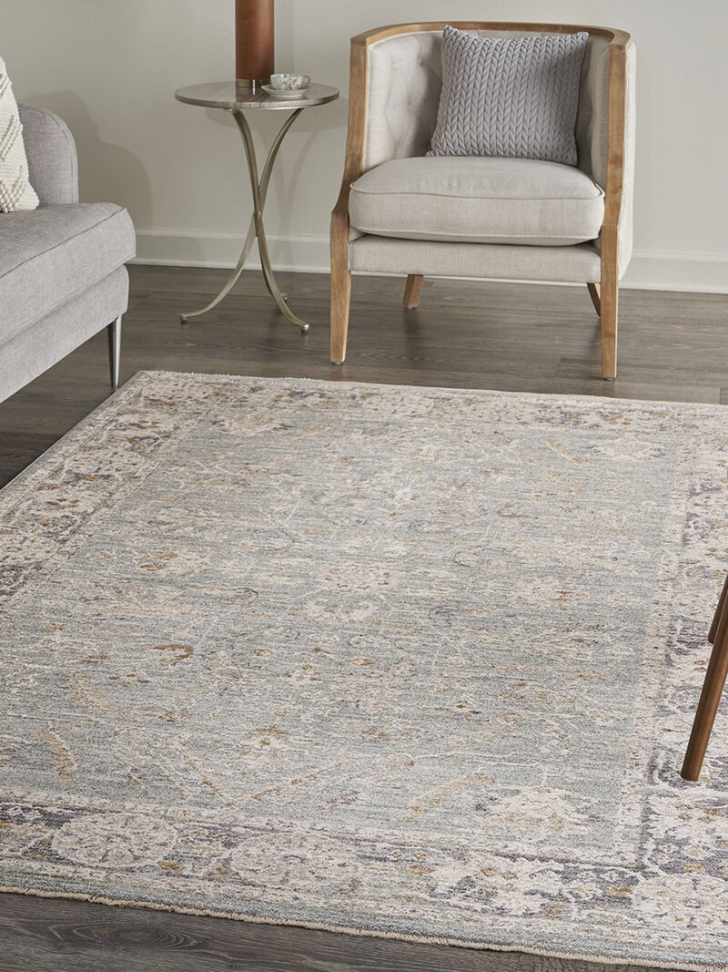 Infinite IFT01 Blue/Ivory 5'3" x 7'8" Rug