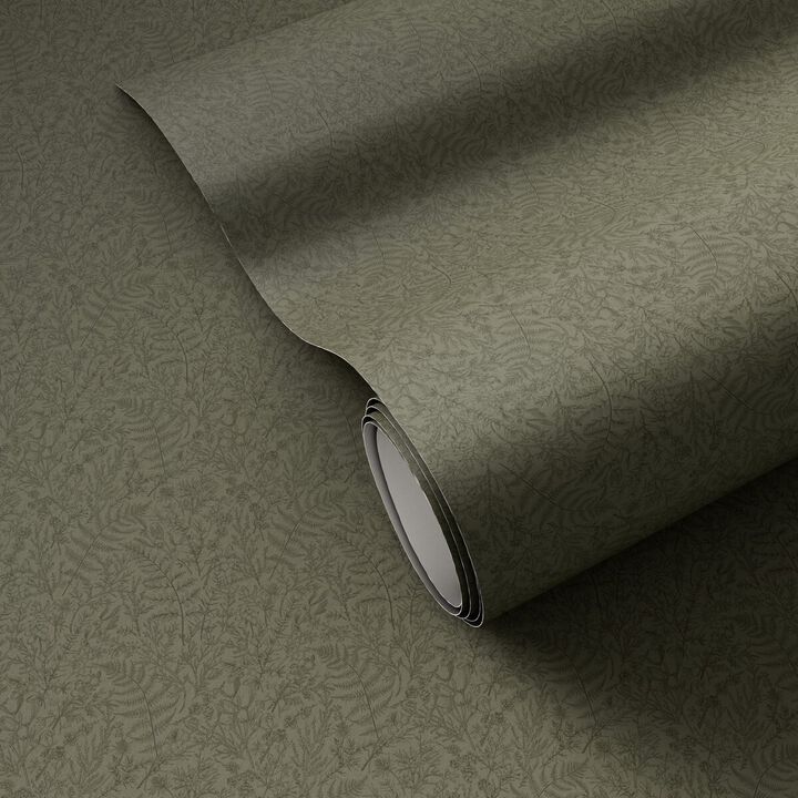 Botanical Wallpaper by Getty Images - Botanical Olive Night II