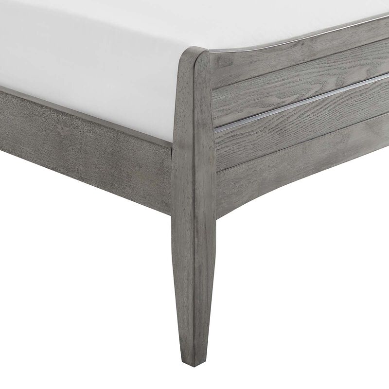 Modway - Georgia King Wood Platform Bed Gray image number 5