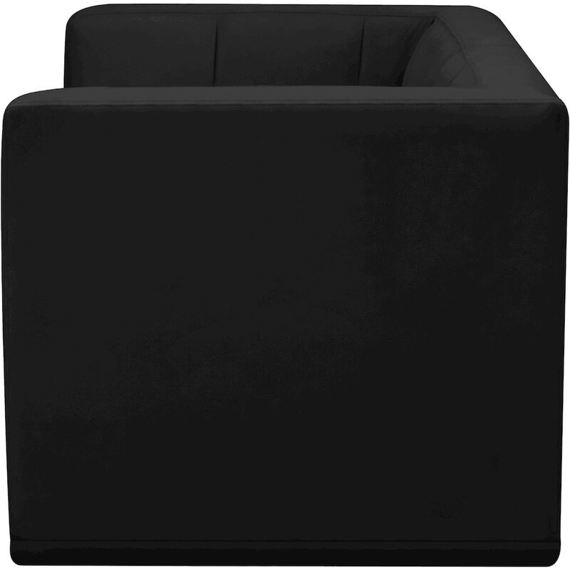 Meridian Furniture Relax Black Velvet Modular Sofa