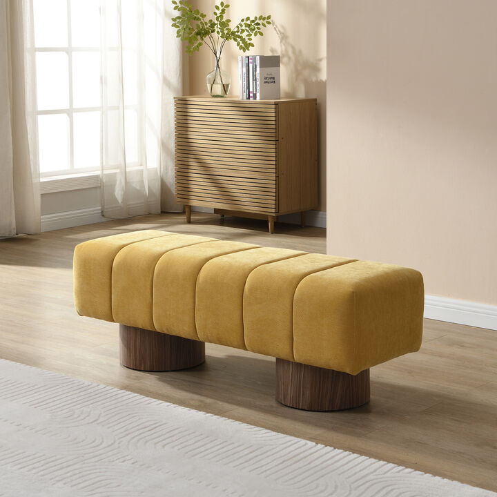 Merax Upholstered Dining Bench for Dining Room