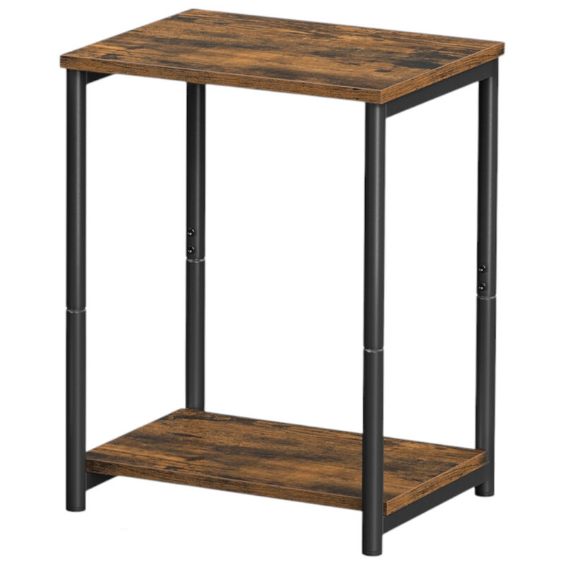 2 Tier Side Tables Set of 2 for Living Room and Bedroom Decor image number 0