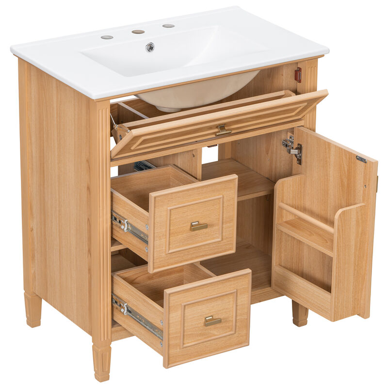 Vockne Bathroom Vanity with Sink image number 7