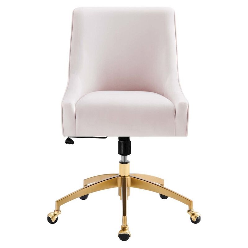 Discern Performance Velvet Office Chair image number 4