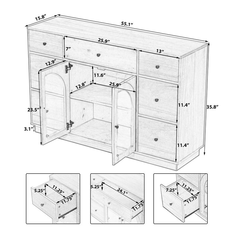 TATEUS Cabinet with storage image number 4