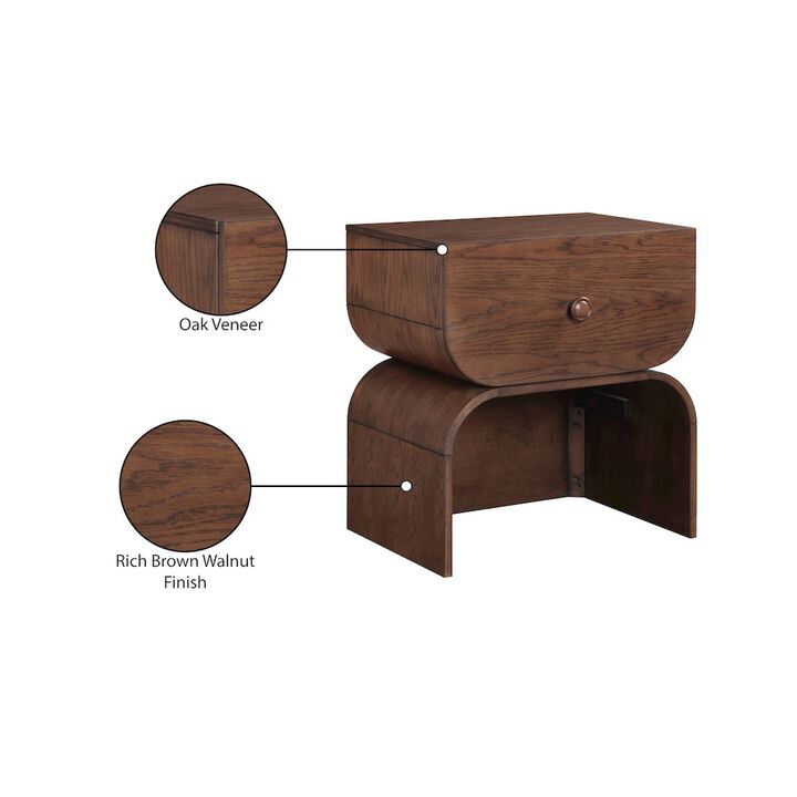 Meridian Furniture Jace Brown Night Stand