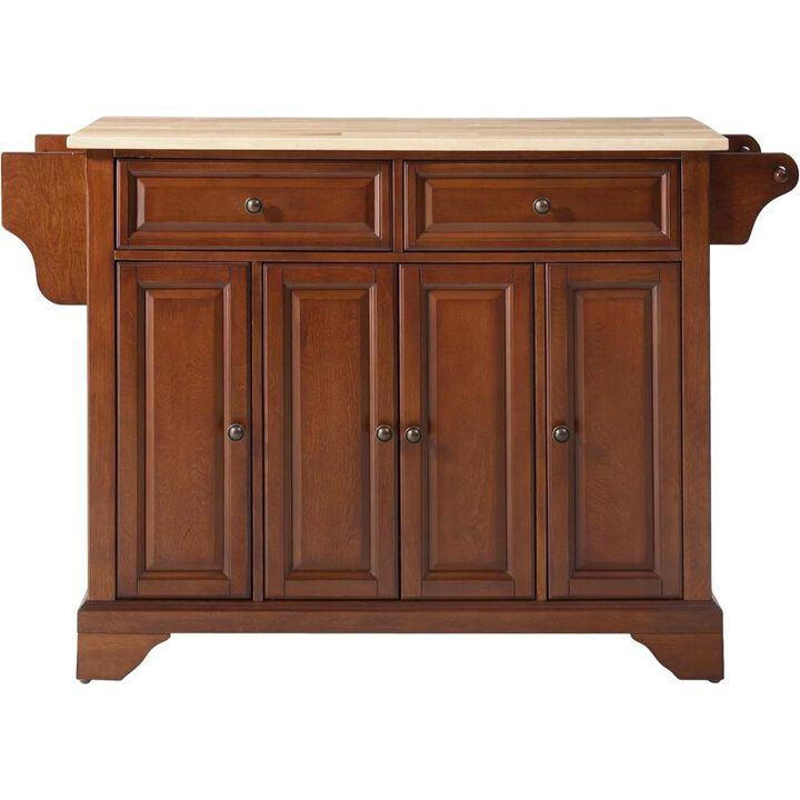Lafayette Wood Top Full Size Kitchen Island/Cart