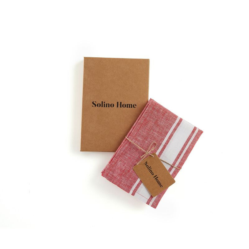 Linen Kitchen Towels - Country Stripe image number 2