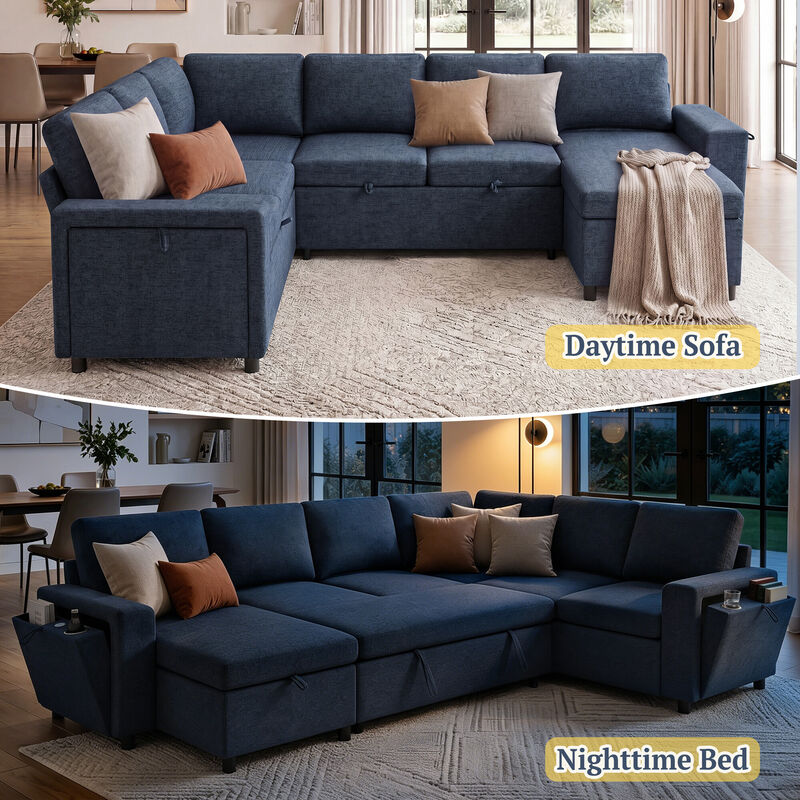Spesi U-Shaped Convertible Sectional image number 7
