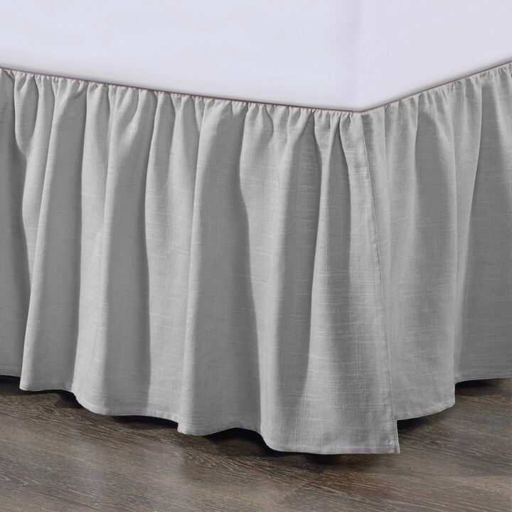 Lily Light Gray Queen Bed Skirt