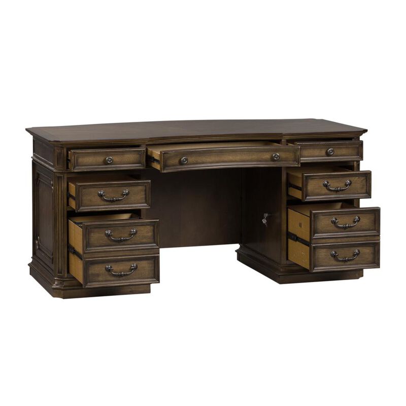 Liberty Furniture Amelia 5 Piece Jr Executive set in Antique Toffee image number 5