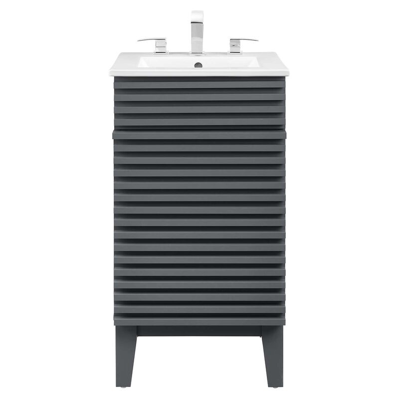 Render 18" Bathroom Vanity Cabinet image number 2