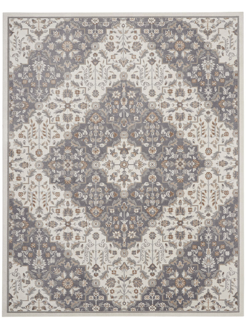 Elation ETN08 Ivory/Gray 9' x 12' Rug