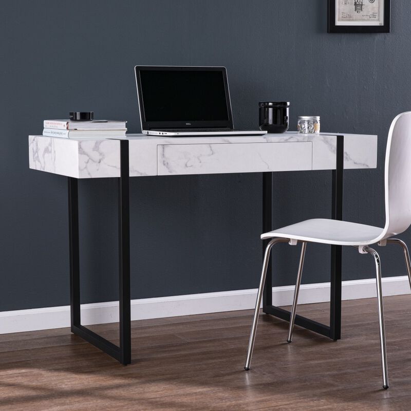Modern Writing Desk with Spacious Surface for Home Office or Study