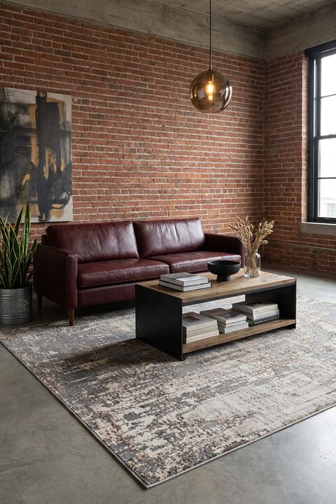 Catalyst Calibra Vaporous Gray 2'2" x 8' Runner Rug