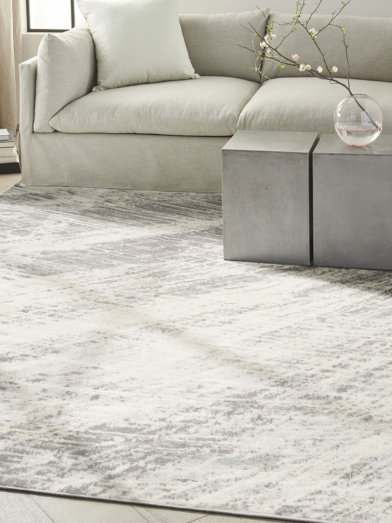 CK011 Verdant VRD02 Ivory/Gray 7'10" x 9'10" Rug
