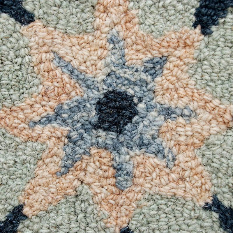 LR Home RugsA Wool Round Rug