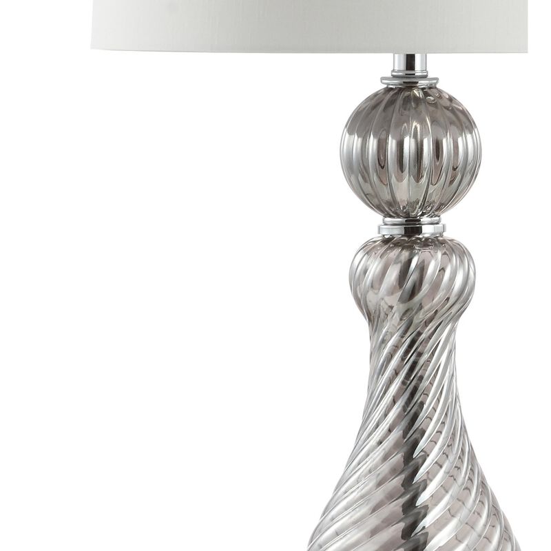 Murano Swirled Crystal/Glass LED Table Lamp