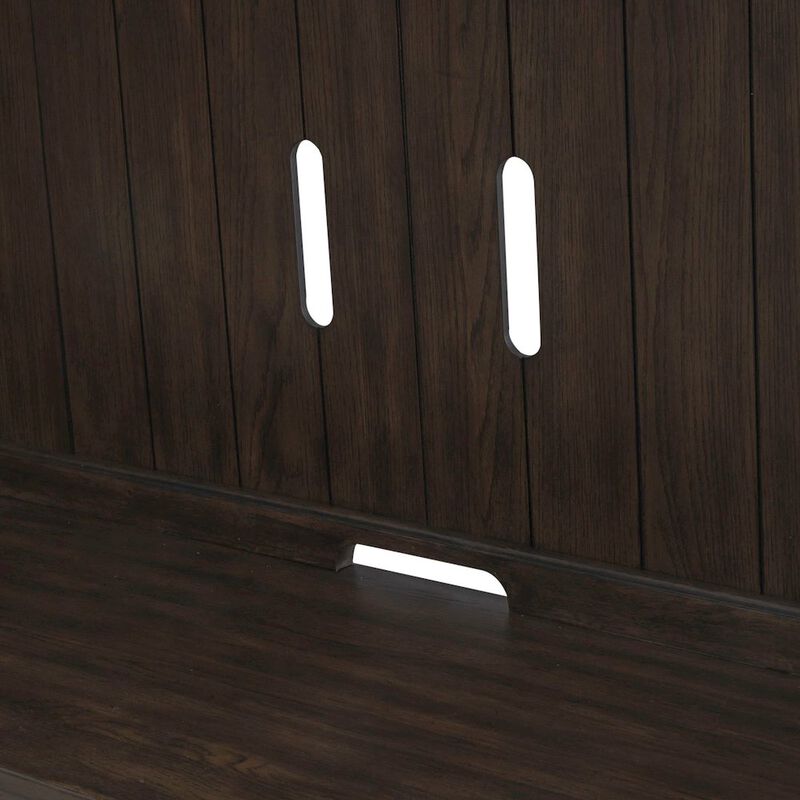 Liberty Furniture Paradise Valley Entertainment Center with Piers for Living Room - Saddle Brown image number 3
