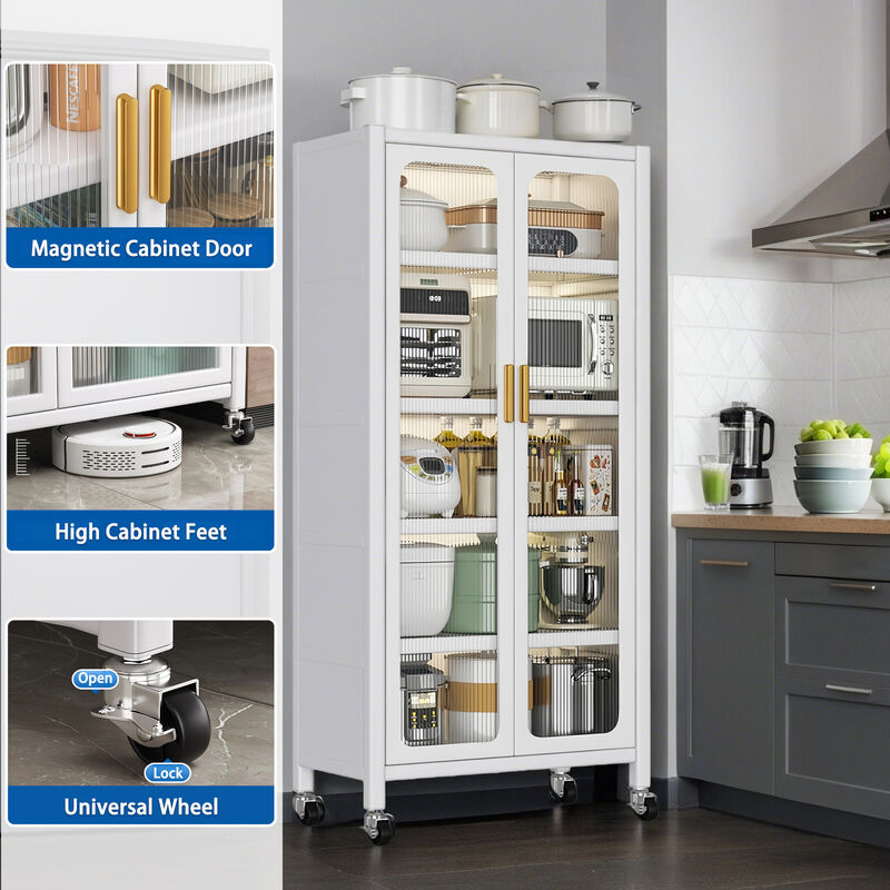 Jussep  Kitchen Pantry Storage Cabinet image number 2
