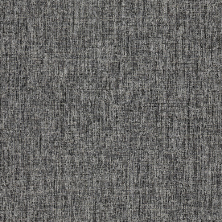 Larimore Charcoal Faux Fabric Wallpaper