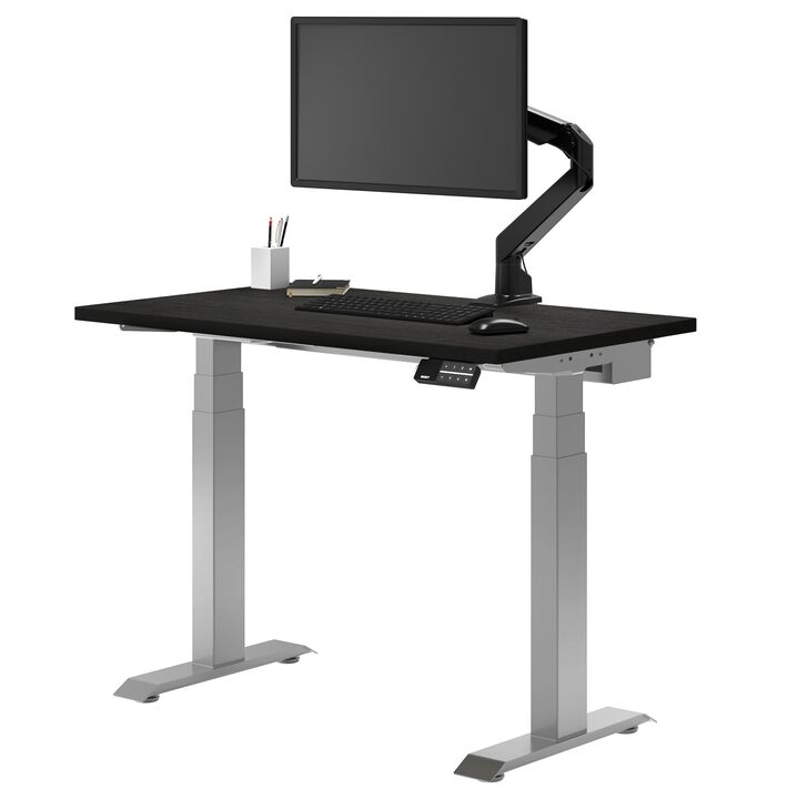Desky Dual Mini Bamboo Sit Stand Desk