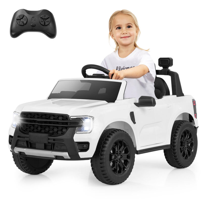 12V Ride On Electric Car for Kids with Music Remote Control and LED Lights image number 4