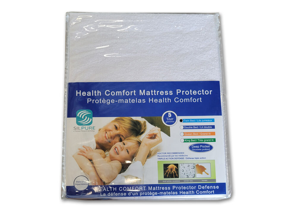 Cotton House - Health Comfort Mattress Protector, Triple Action Defense