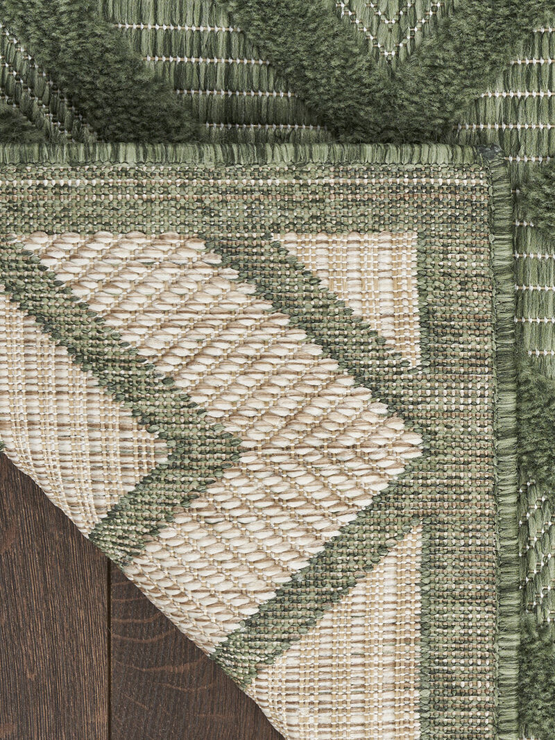 Versatile NRV01 Green 2'2" x 7'6 Rug image number 1