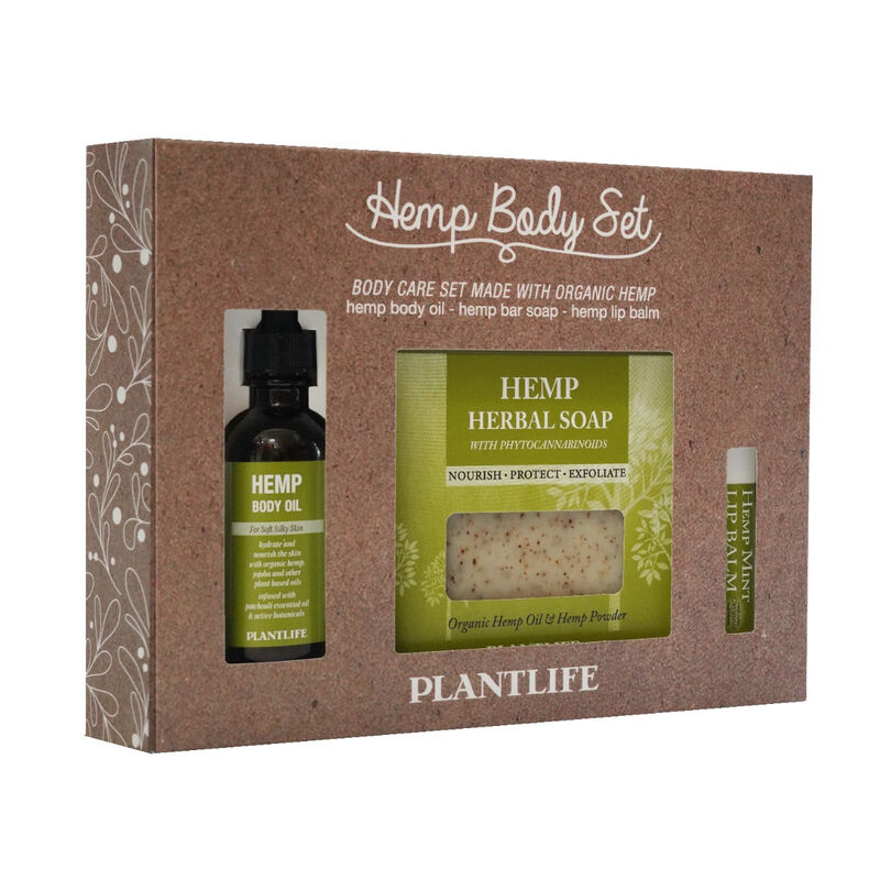 Plantlife Holly Jolly Hemp Body Gift Set image number 0
