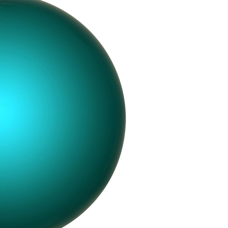 Dark Teal Shiny Ball UV Drilled 4/Bg image number 3