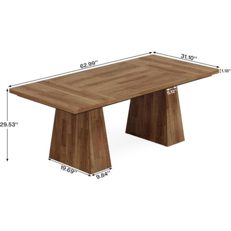 Modern Dining Table &ndash; Sleek Design, Sturdy Construction, Ideal for Family Meals
