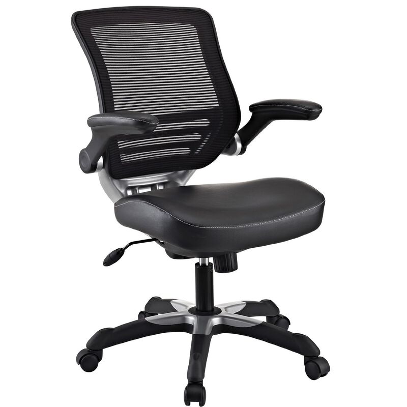 QuikFurn Modern Back Ergonomic Office Chair  with Flip-up Arms image number 1