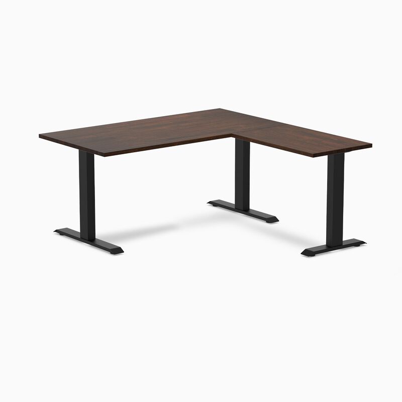 Desky Zero Rubberwood L-Shape Office Desk image number 8
