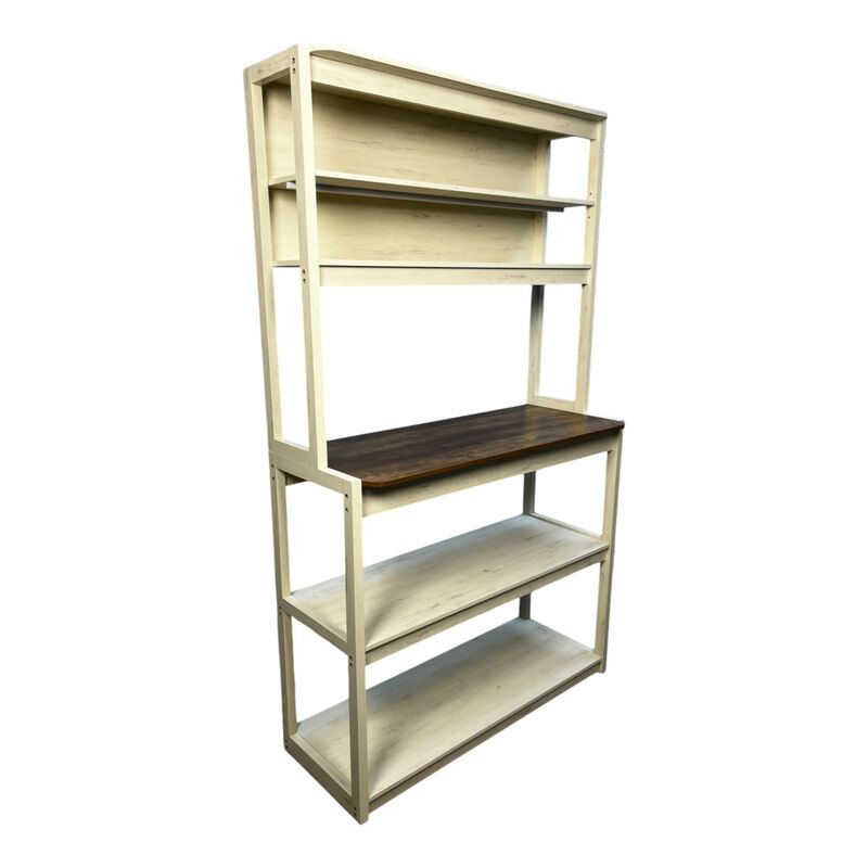 ELEMENT ACE 5-Tier Bakers Rack for Kitchen with Storage, Multi-Purpose Coffee Bar Stand, Kitchen Shelf Organizer for Microwave, Cookware and Bakeware image number 3