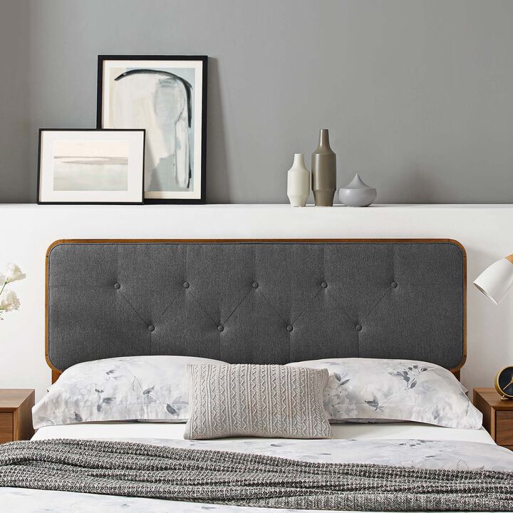 Modway - Collins Tufted Full Fabric and Wood Headboard